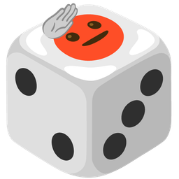 game die and saluting face