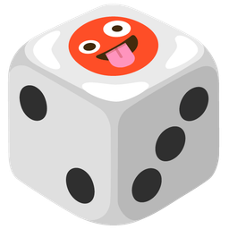 Game die and Zany face