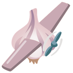 garlic and airplane