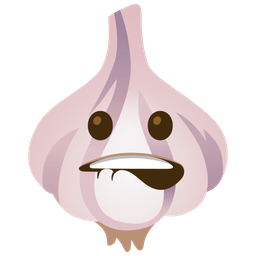 garlic and biting lip