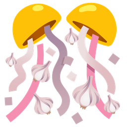 garlic and confetti ball