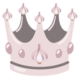 garlic and crown