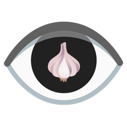 garlic and eye