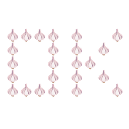 garlic and OK button