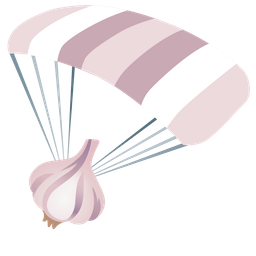 garlic and parachute