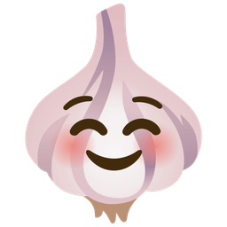 Garlic and Smiling face