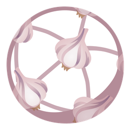 garlic and soccer ball