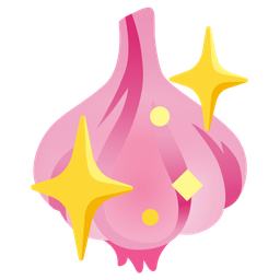 garlic and sparkling heart