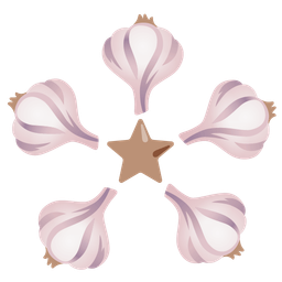 garlic and star