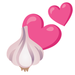 garlic and two hearts