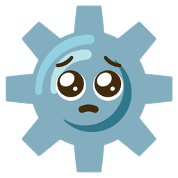 gear and pleading face