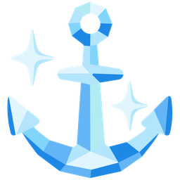 gem stone and anchor