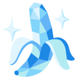 gem stone and banana