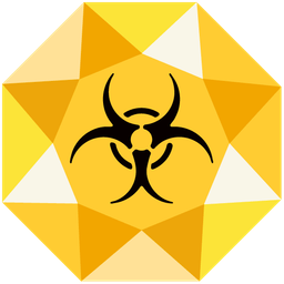 gem stone and biohazard