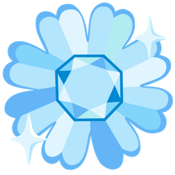 gem stone and blossom