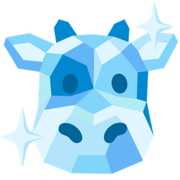 gem stone and cow face