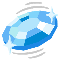 gem stone and flying disc