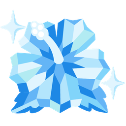 gem stone and hibiscus