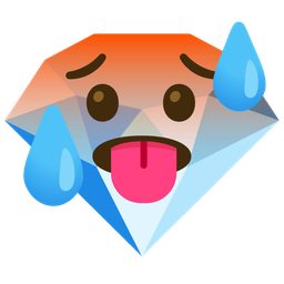 gem stone and hot face