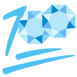 gem stone and hundred points