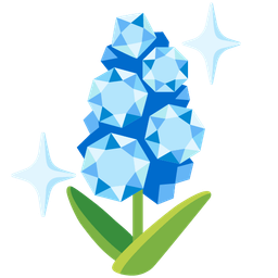 gem stone and hyacinth