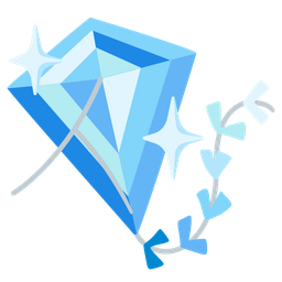 gem stone and kite