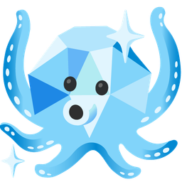 gem stone and octopus