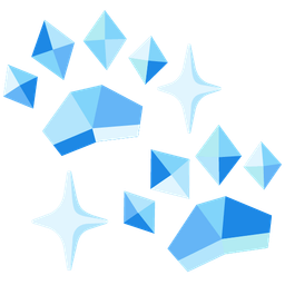 gem stone and paw prints