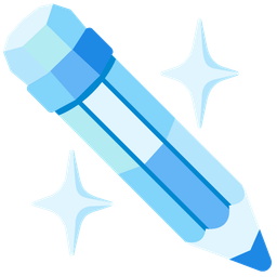 gem stone and pencil