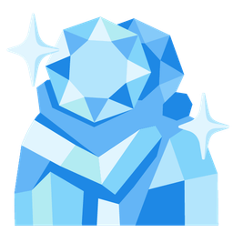 gem stone and people hugging