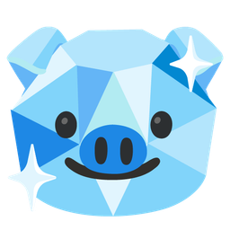 gem stone and pig face