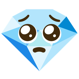 gem stone and pleading face