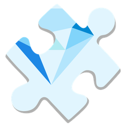 gem stone and puzzle piece