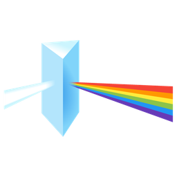 gem stone and rainbow