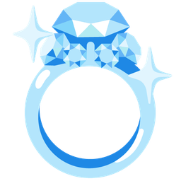 gem stone and ring