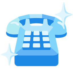 gem stone and telephone