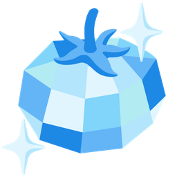 gem stone and tomato