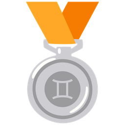 Gemini and 2nd place medal