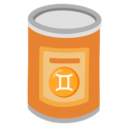 Gemini and canned food