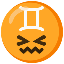 Gemini and confounded face