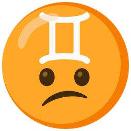 Gemini and confused face