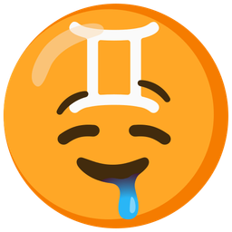Gemini and drooling face