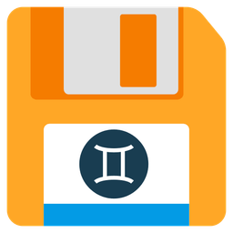 Gemini and floppy disk