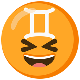 Gemini and Grinning squinting face