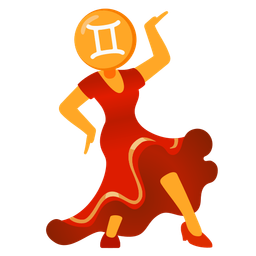 Gemini and high-heeled shoe