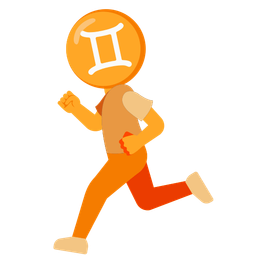 Gemini and running shoe