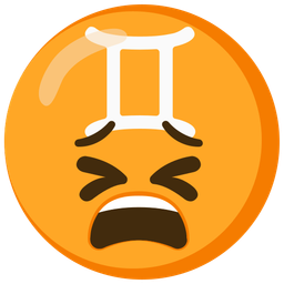 Gemini and tired face
