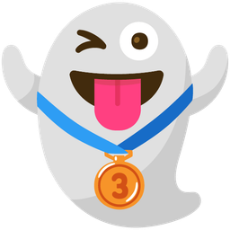 ghost and 3rd place medal