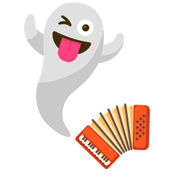 ghost and accordion