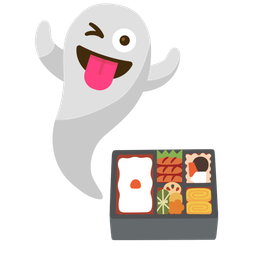 ghost and bento box